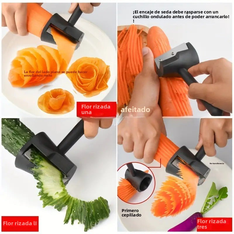 Multifunctional Spiral Fruit and Vegetable Cutter: Cucumber, Potato, Creative Design