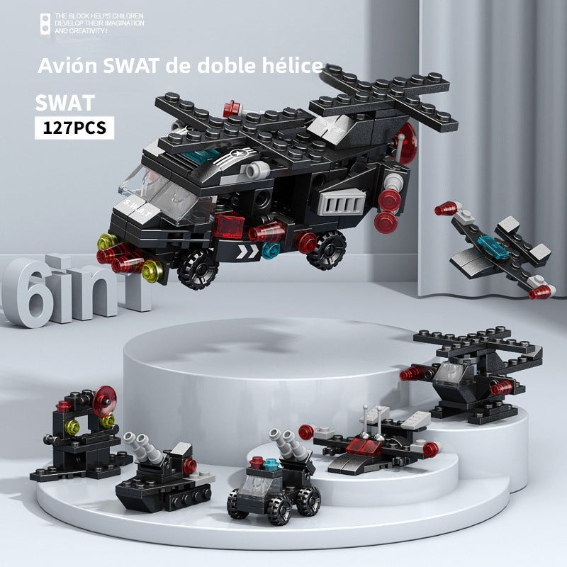 Bloques de Construcción Infantiles con Diseños de Robots, Coches y Más