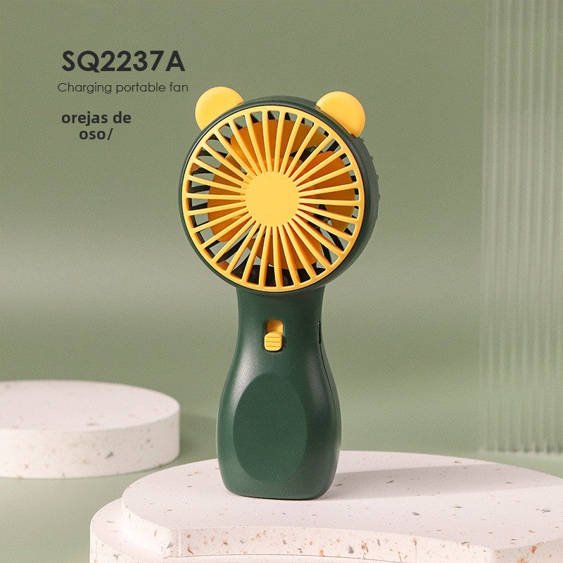 Ventilador portátil silencioso USB recargable con luz: mini ventilador de bolsillo de fábrica