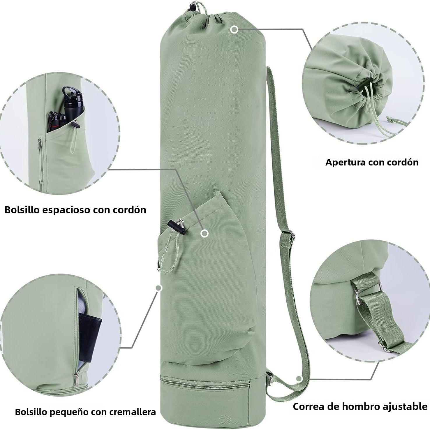 Yoga and Fitness Backpack with Mat Compartment: Perfect for Travel and Gym