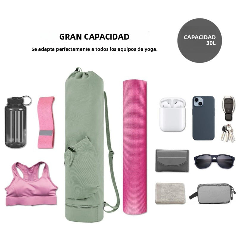 Yoga and Fitness Backpack with Mat Compartment: Perfect for Travel and Gym