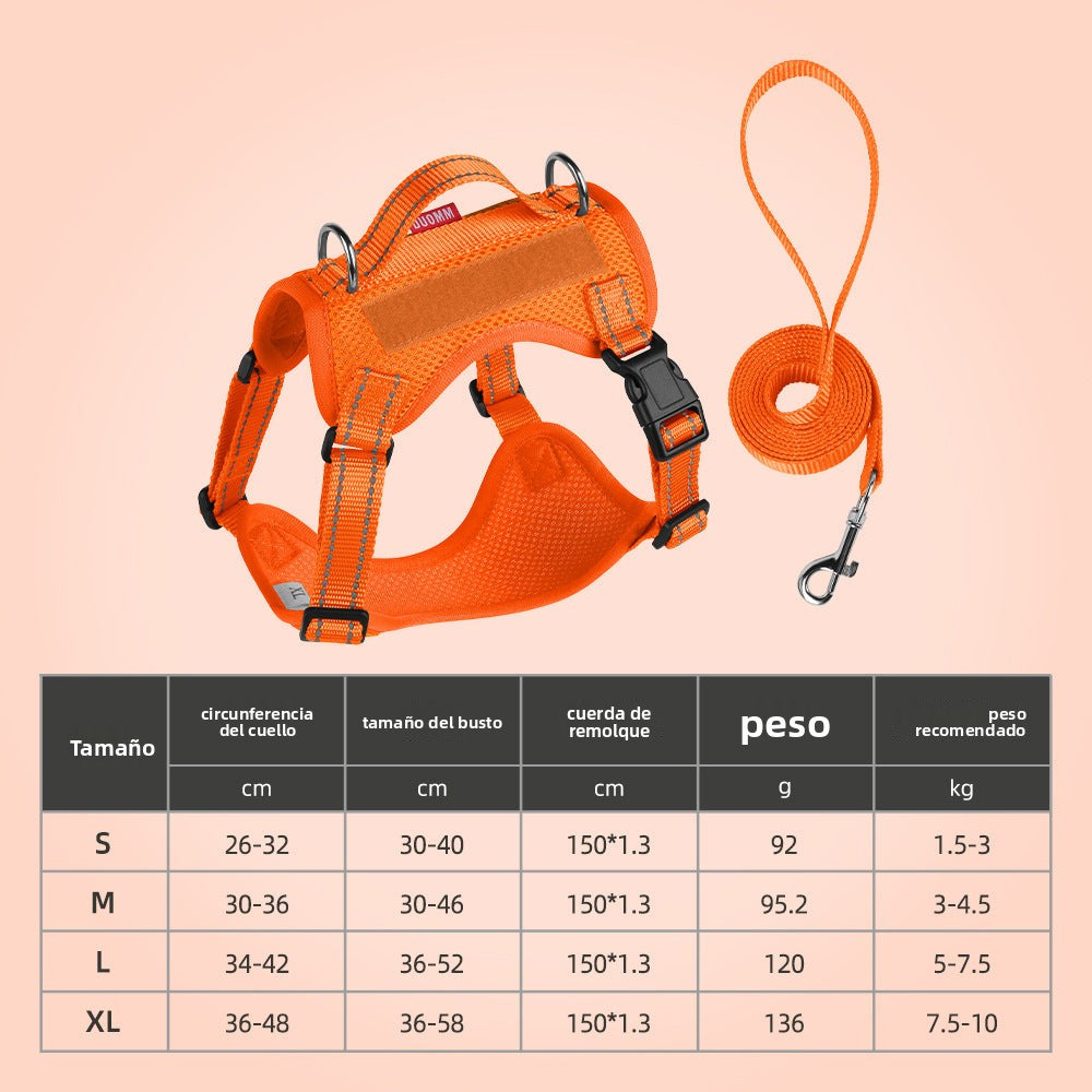 Dog Harness Leash for Small and Medium Dogs - Outdoor Walking Rope
