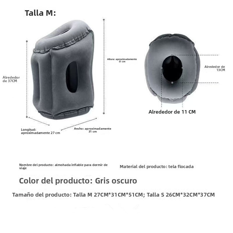 Inflatable Nap Pillow for Travel and Office: Comfortable Rest on Trains
