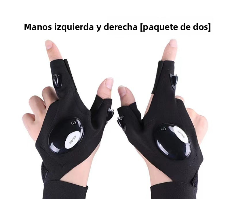 LED Fishing Gloves with Light for Night Repair and Emergency