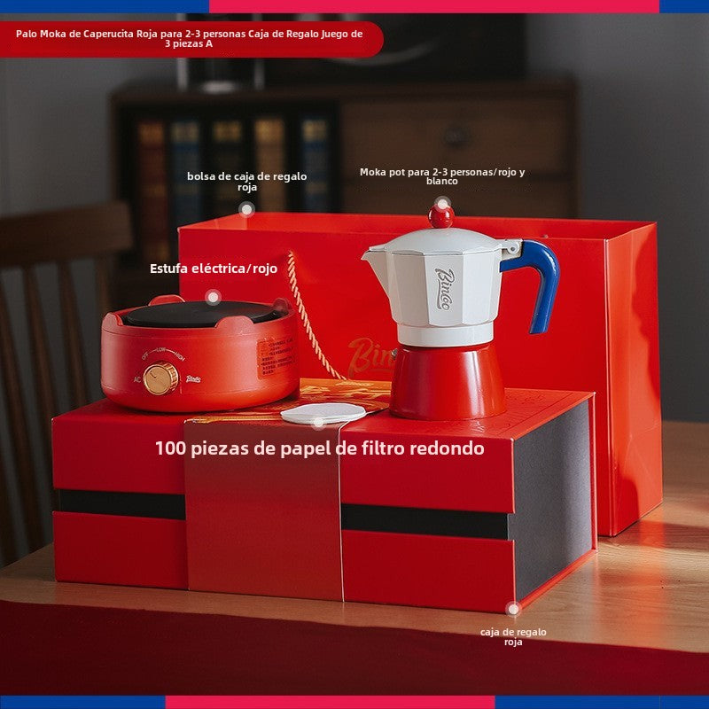 Juego de Cafetera Bincoo: Set de Espresso Casero Mini Cafetera