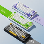 Teclado mecánico inalámbrico AK820pro: Bluetooth, tres modos, personalizable, hot-swappable, diseño gasket, retroiluminado para juegos